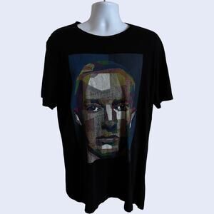 Unbranded M Streetwear Graphic T-Shirt Black Regular